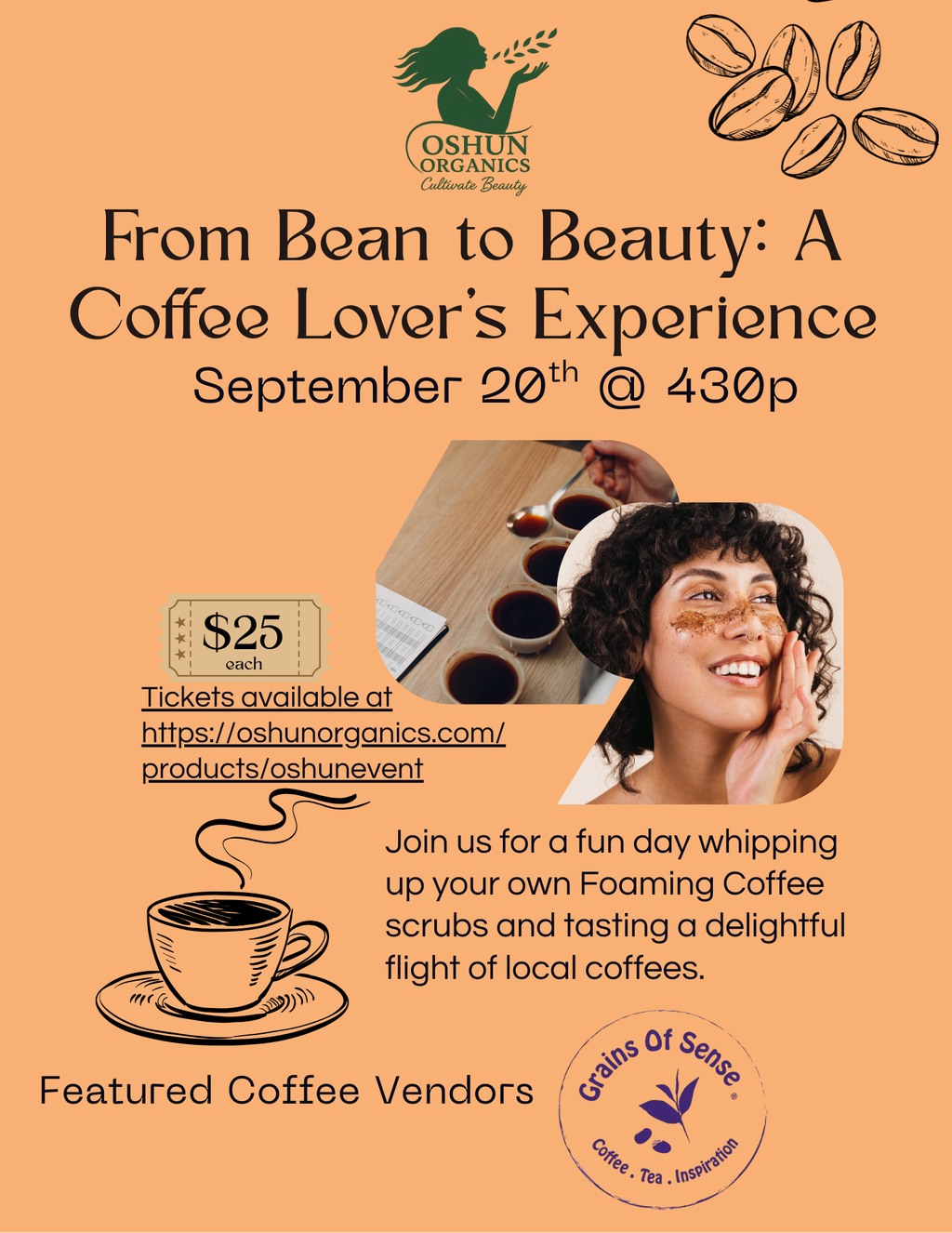 Oshun Organics Beans to Beauty