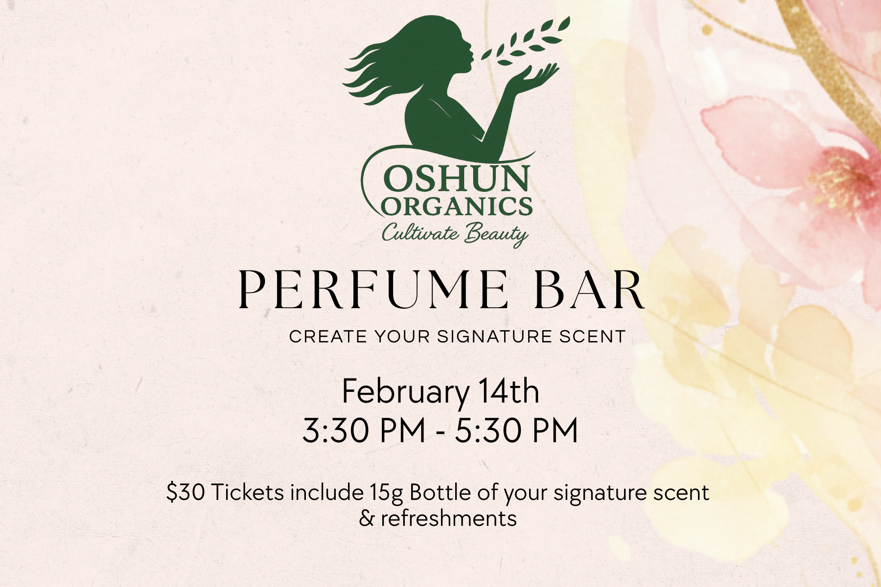 Oshun Organics Date Night X Perfume & Cologne Making