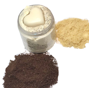 Foaming Coffee Scrub with Coffee Aabica Oil and Brown Sugar